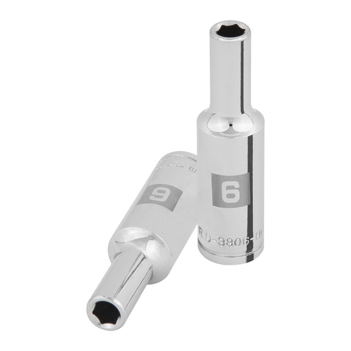 [T100991] Dado largo de 6 mm, 6 puntas, cuadro 3/8', Truper - Pag 118