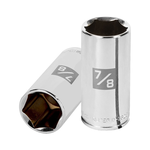 [T13720] Dado largo de 7/8', 6 puntas, cuadro 3/8', Truper - Pag 118