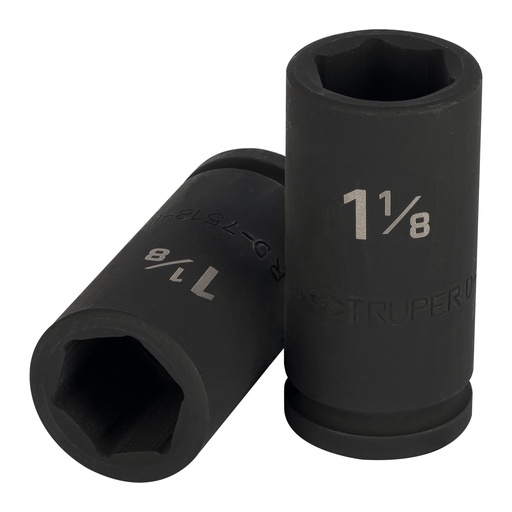 [T12436] Dado largo de impacto de 1-1/8', 6 puntas, cuadro 3/4' - Pag 125