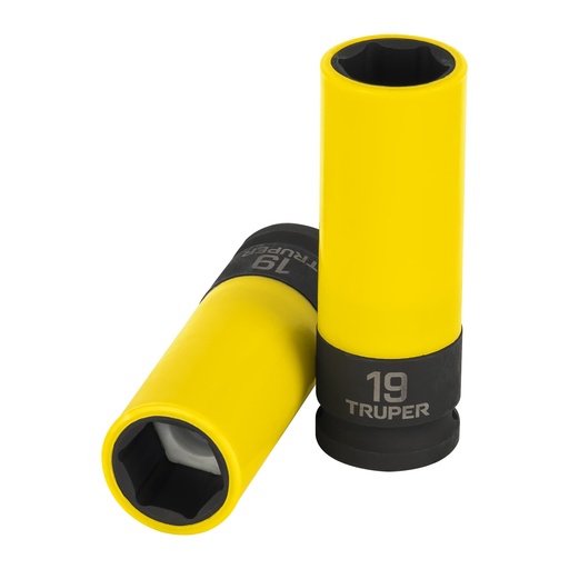 [T100931] Dado largo impacto prot. plást. 19 mm, 6 puntas, cuadro 1/2' - Pag 125