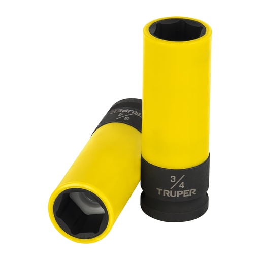 [T100927] Dado largo impacto prot. plást. 3/4', 6 puntas, cuadro 1/2' - Pag 125