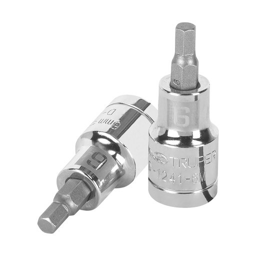 [T13281] Dado punta hexagonal de 6 mm, cuadro 1/2', Truper - Pag 121