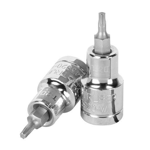 [T13434] Dado punta torx T-20, cuadro 1/2', Truper - Pag 155