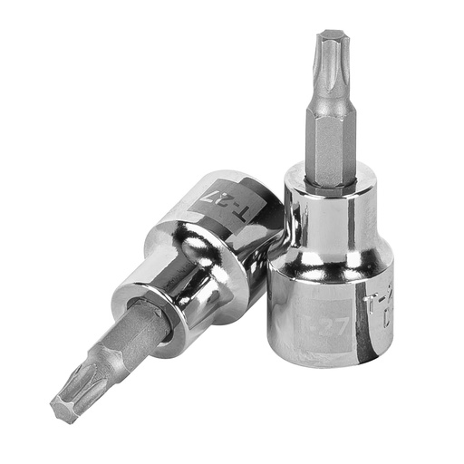 [T13572] Dado punta torx T-27, cuadro 3/8', Truper - Pag 118
