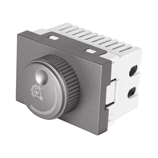 [T47833] Dimmer giratorio acero inox de 1.5 módulos, línea Lisboa - Pag 402