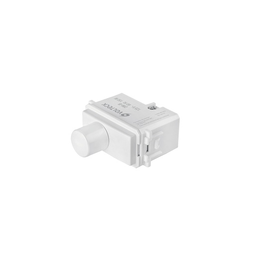 [T48138] Dimmer giratorio, línea Italiana, color blanco, Volteck - Pag 393