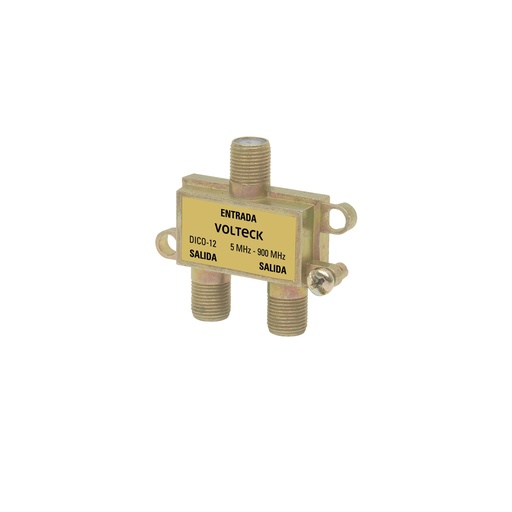 [T48475] Divisor coaxial de 1 entrada y 2 salidas, Volteck - Pag 390