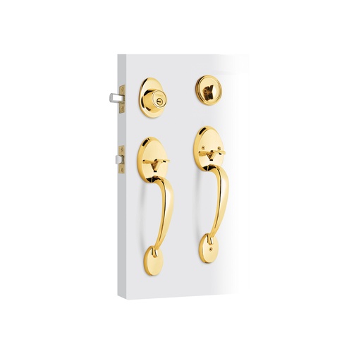 [T43026] Doble jaladera, perilla y cerrojo llave-mariposa, brillante - Pag 590