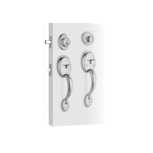 [T23678] Doble jaladera, perilla y cerrojo mariposa, cromo mate,Basic - Pag 590