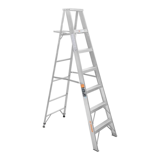 [T10459] Escalera de tijera 100% aluminio tipo ll 6 peldaños, Truper