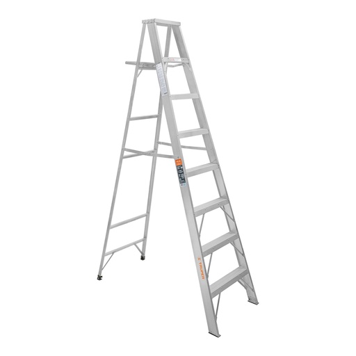 [T10460] Escalera de tijera 100% aluminio tipo ll 7 peldaños, Truper