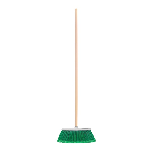 [T57055] Escoba grande tipo cepillo, cerdas de PVC, bastón de madera - Pag 800