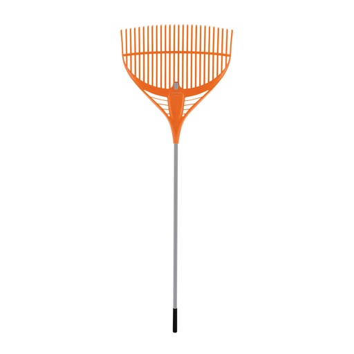 [T19881] Escoba plástica p/jardín, flex. 26 dientes, mango acero 54' - Pag 152