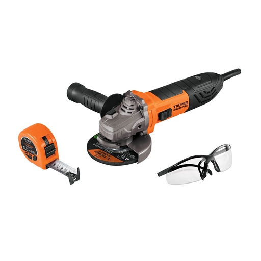 [T100250] Esmeriladora 4-1/2' 850 W, lentes de seguridad y flexómetro - Pag 249