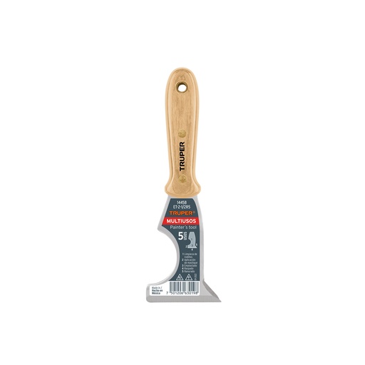 [T14458] Espátula 2-1/2' de 5 usos con mango de madera, Truper - Pag 156