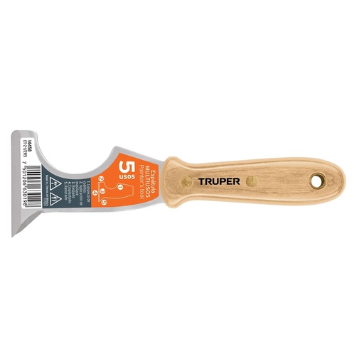 [T14458] Espátula 2-1/2' de 5 usos con mango de madera, Truper - Pag 200