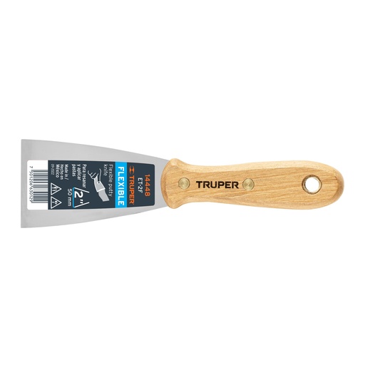 [T14448] Espátula flexible 2' con mango de madera, Truper - Pag 156