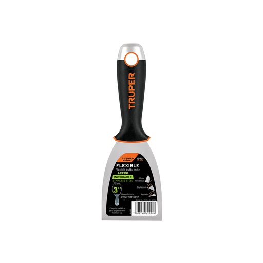 [T15851] Espátula flexible 3' acero inox. mango Comfort Grip, Expert - Pag 156