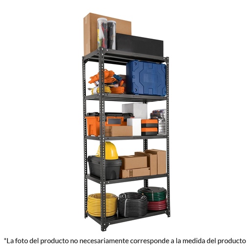 [T51580] Estante metálico 5 repisas capacidad 80 kg, Truper