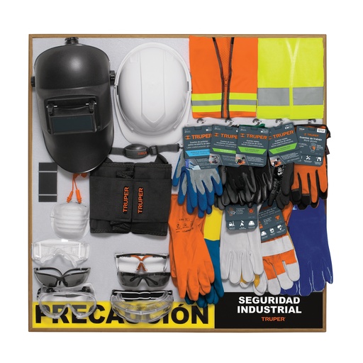 [T55913] Exhibidor de Seguridad industrial, 80x80 cm, 1 tablero - Pag 624