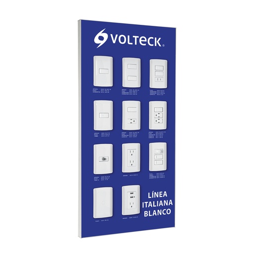 [T57063] Exhibidor línea italiana blanco Volteck - Pag 618