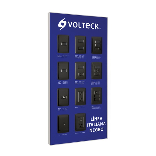 [T57062] Exhibidor línea italiana negro Volteck - Pag 618