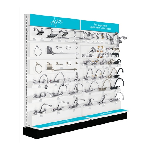 [T55976] Exhibidor tipo góndola, Foset Aqua - Pag 628