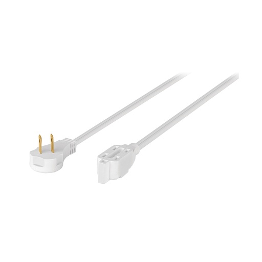 [T48036] Extensión eléctrica doméstica 10 m blanca con clavija plana - Pag 421