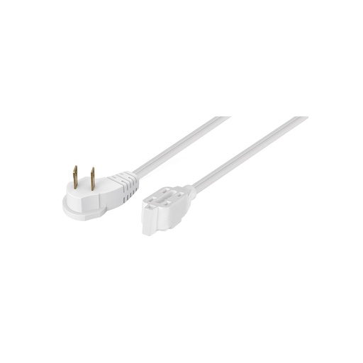[T48012] Extensión eléctrica doméstica 4 m blanca con clavija plana - Pag 421