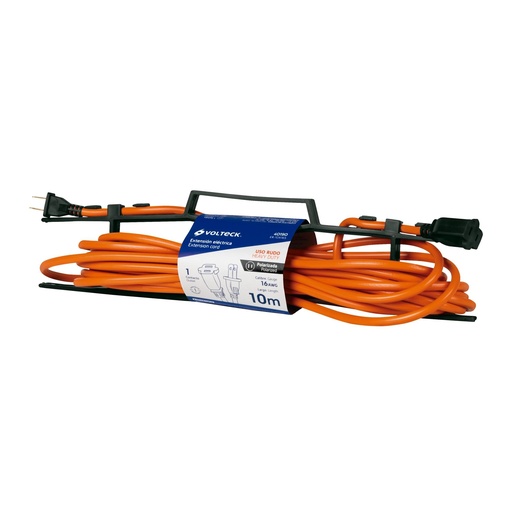 [T40190] Extensión eléctrica uso rudo 10 m 2x16 AWG para 1 clavija - Pag 553