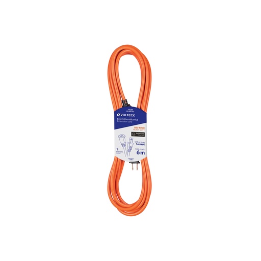 [T40189] Extensión eléctrica uso rudo 6m 2x16 AWG para 1 clavija - Pag 420