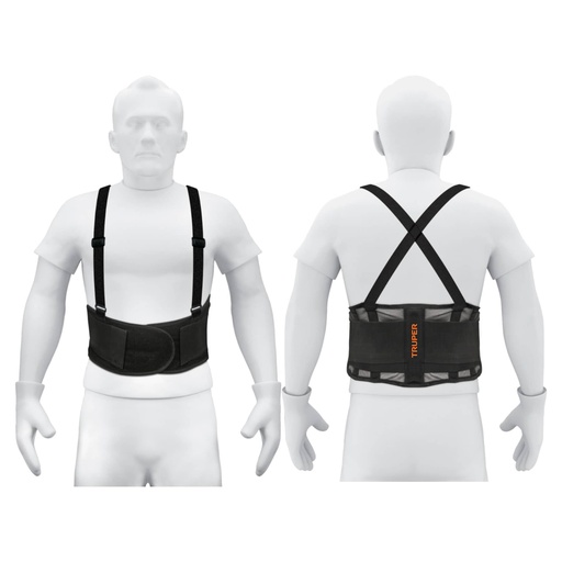 [T11964] Faja lumbar de malla transpirable, talla CH, Truper - Pag 351