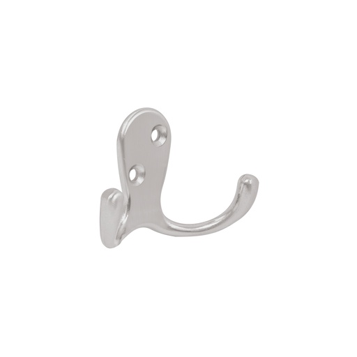 [T43913] Gancho doble tipo perchero, cromo mate, Hermex - Pag 595