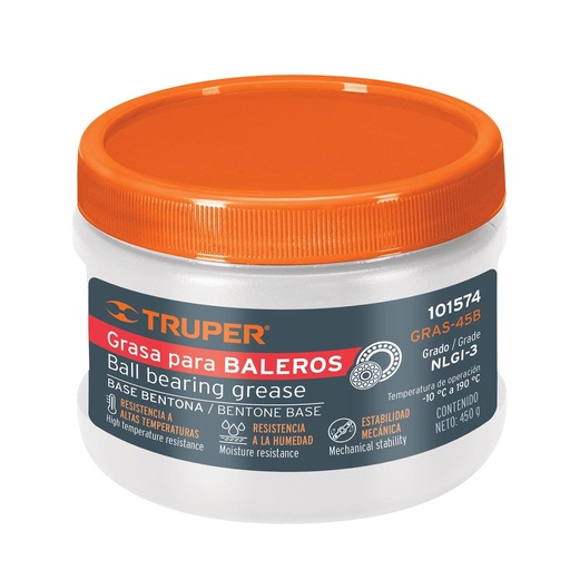 [T101574] Grasa de bentona para baleros 450 g, Truper - Pag 275