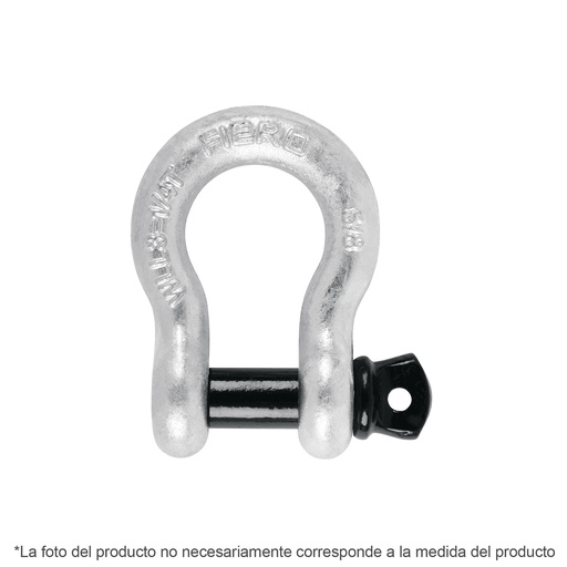[T44974] Grillete de acero forjado 7/8', Fiero - Pag 552