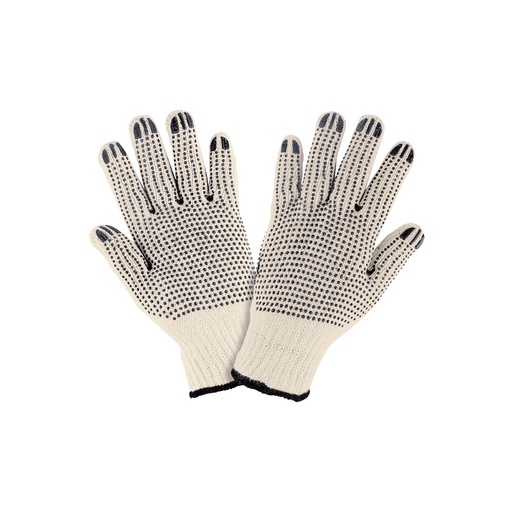 [T21830] Guantes de algodón con puntos de PVC en palma y dorso,Pretul - Pag 348