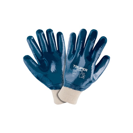 [T15244] Guantes de algodón recubiertos de nitrilo puño tejido,Truper - Pag 348