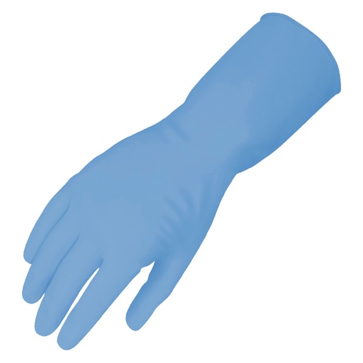 [A800607] Guantes de latex para limpieza chicos - azul