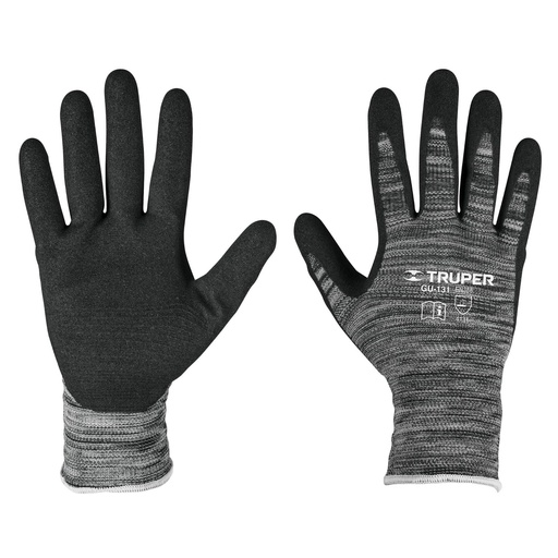 [T17063] Guantes de nylon recubiertos de nitrilo arenoso, CH, Truper - Pag 449