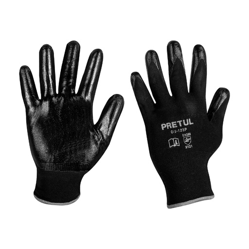 [T20028] Guantes de nylon recubiertos de nitrilo, G, Pretul - Pag 449