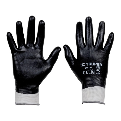 [T18025] Guantes de poliéster con recubrimiento de nitrilo, CH,Truper - Pag 449