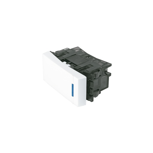 [T47045] Interruptor sencillo 1 módulo, línea Española, color blanco - Pag 527