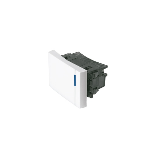 [T47046] Interruptor sencillo 1.5 módulos,línea Española,color blanco - Pag 527