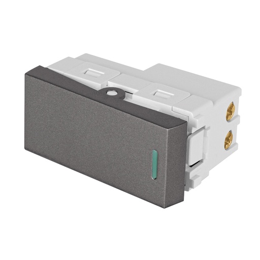[T47820] Interruptor sencillo acero inox de 1 módulo, línea Lisboa - Pag 402