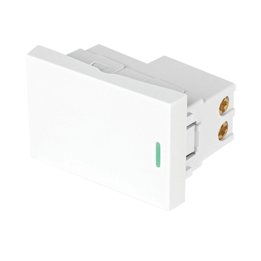 [T47941] Interruptor sencillo blanco de 1.5 módulos, línea Lisboa - Pag 402