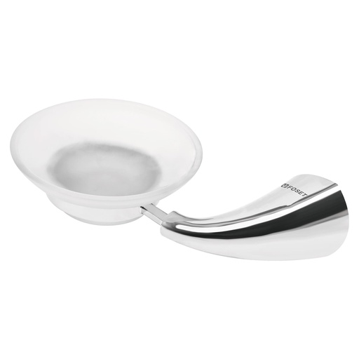 [T49636] Jabonera metálica con plato de vidrio, Foset Aero - Pag 485