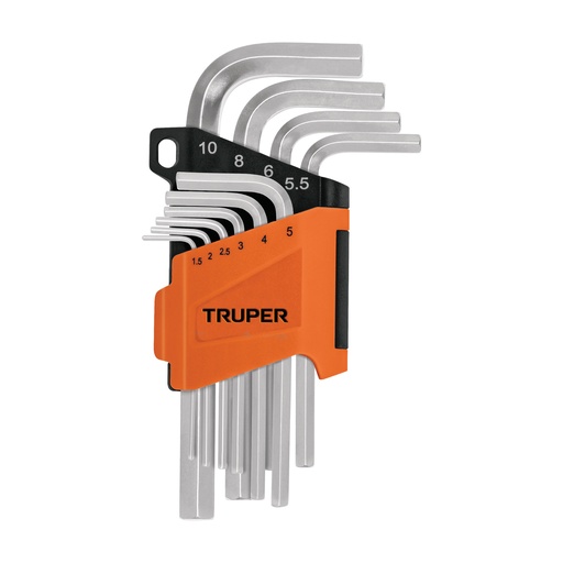 [T15536] Juego 10 llaves allen mm punta hexagonal con organizador - Pag 218