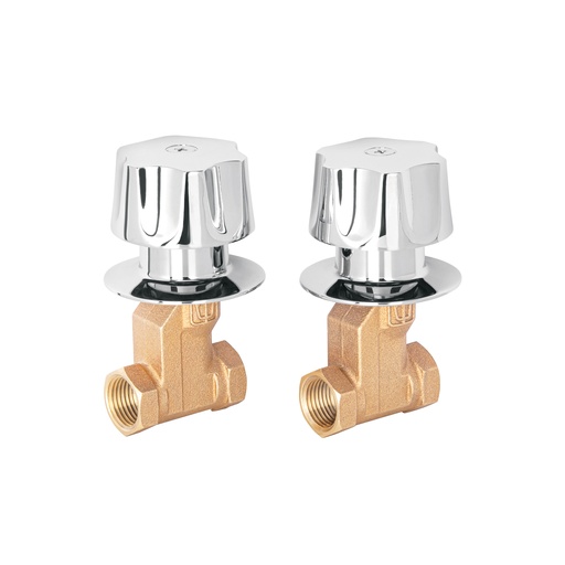 [T49251] Juego 2 llaves empotrar, regadera, roscables, cubo, Basic - Pag 472