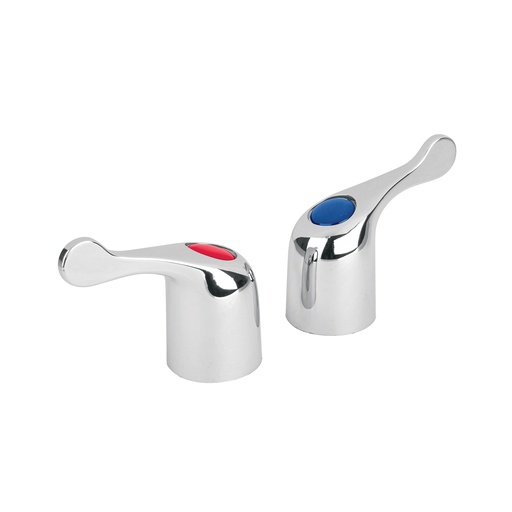 [T45518] Juego 2 manerales palanca para mezcladoras plásticas, Basic