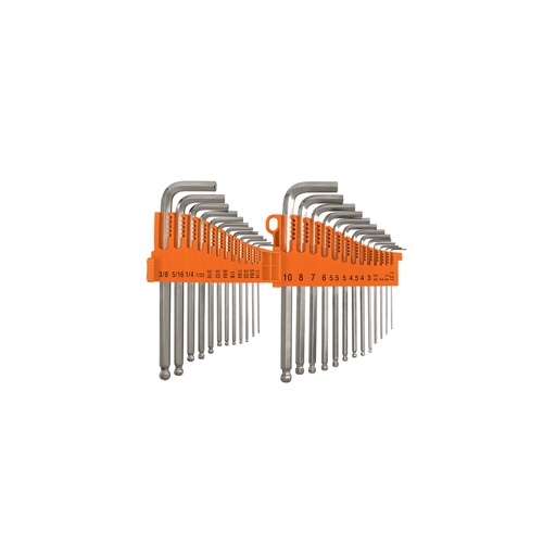 [T15572] Juego 25 llaves allen largas std y mm punta bola,organizador - Pag 219